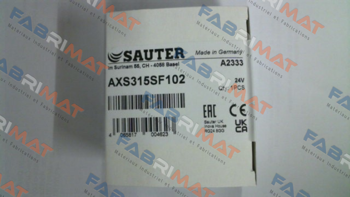 AXS315SF102 Sauter